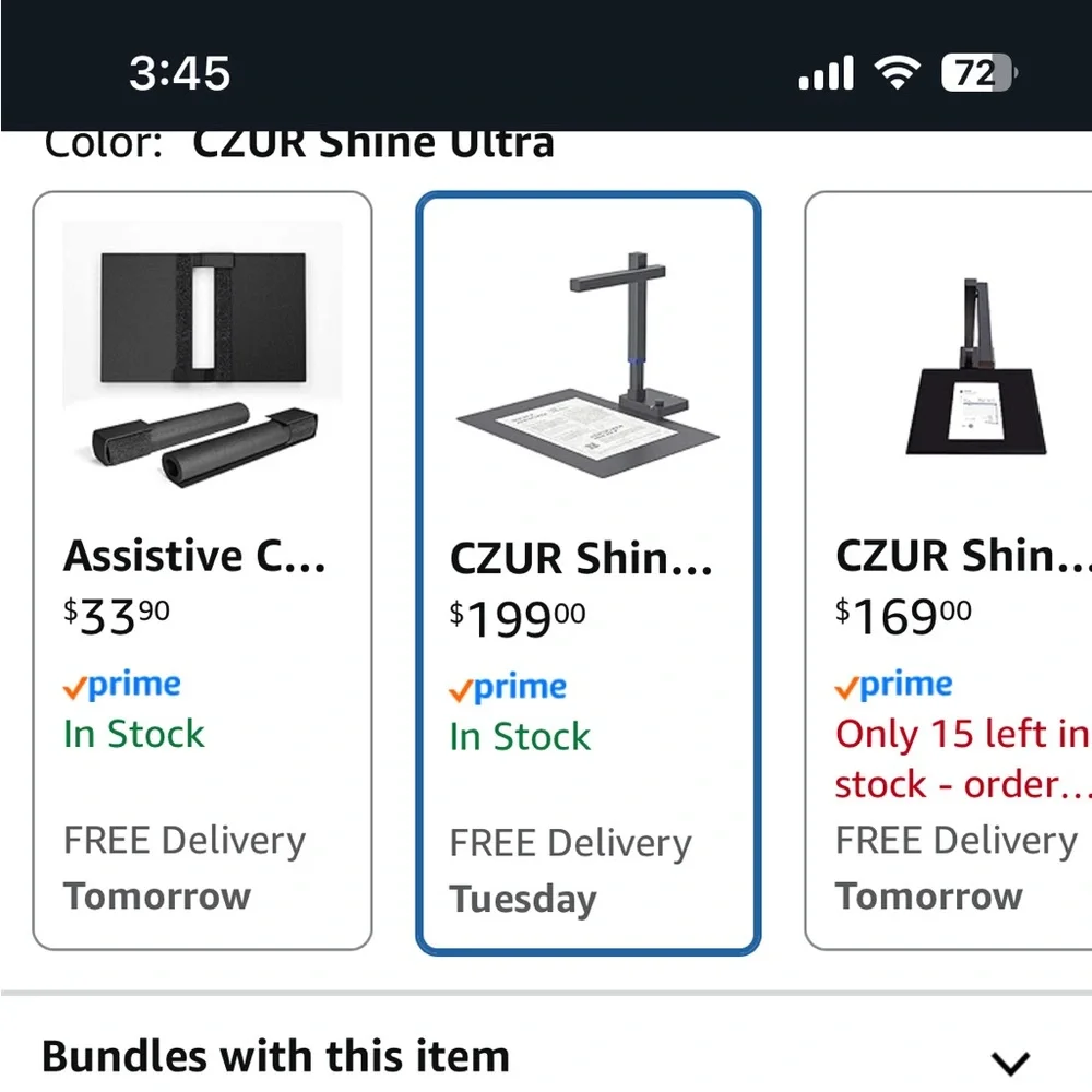 CZUR Shine Ultra Smart Portable Document Scanner - Picture 7 of 7